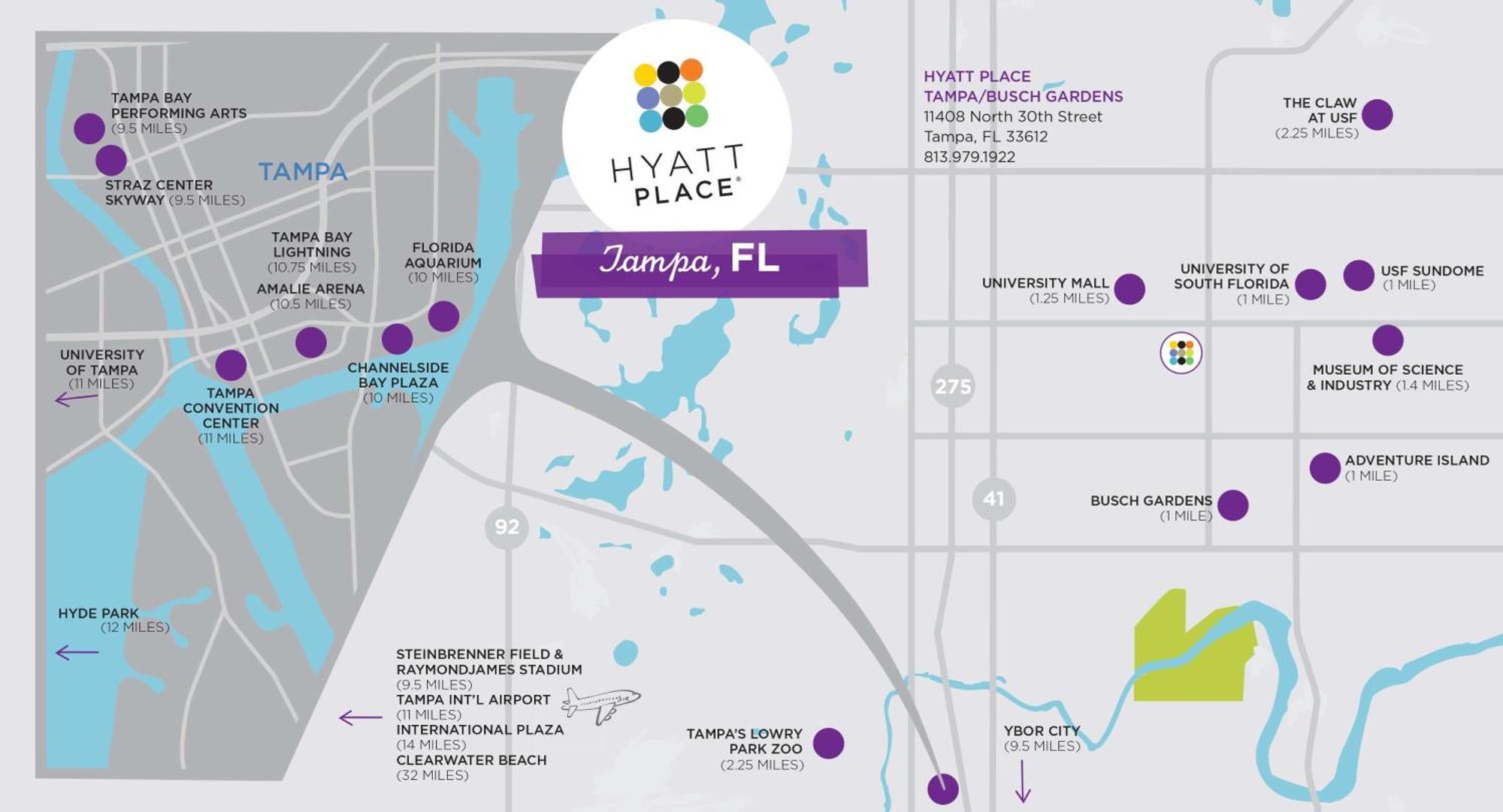 Hyatt Place Tampa Busch Gardens エクステリア 写真